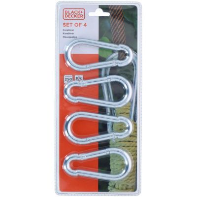 9. KARABIŃCZYK STALOWY 4SZT BLACK + DECKER