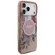 4. Etui Guess IML Flowers Pearl Strap MagSafe na iPhone 18 Pro / 17 Pro - różowe
