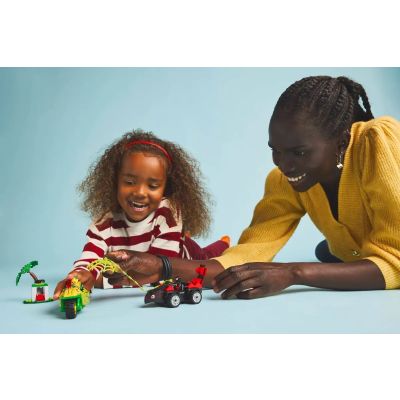 14. LEGO MARVEL SUPER HEROES 11198 Pościg Spina za Electro w dinopojeździe