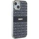 4. Etui DKNY IML Mono & Stripe MagSafe na iPhone 15 / 14 / 13 - czarne