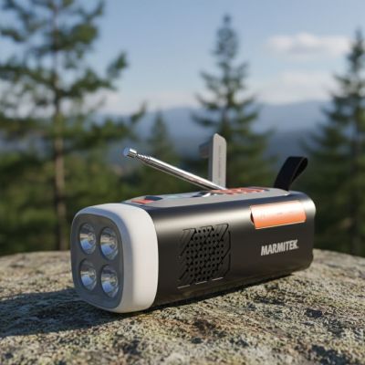 5. Marmitek 25008644 radio Przenośny Analogowe i cyfrowe Czarny