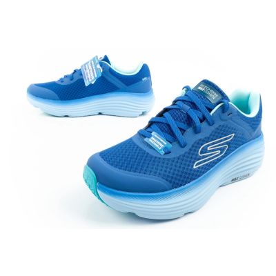 8. Skechers Max Cushioning buty męskie sportowe do biegania lekkie niebieskie