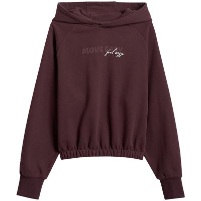 2. Bluza damska 4F F2175 ciemnorązowa 4FWSS26TSWSF2175 80S