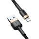 2. Kabel Baseus Cafule USB-A / Lightning 2A QC 3.0 3 m - czarno-złoty