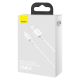 5. Baseus Superior kabel USB - Lightning 2,4A 1,5 m Biały (CALYS-B02)