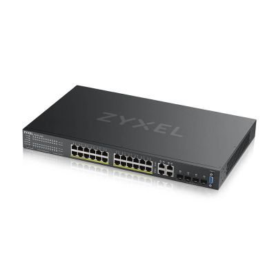 5. Switch Zyxel GS2220-28HP 28p PoE (PoE+: 24;) 375W Managed Gigabit