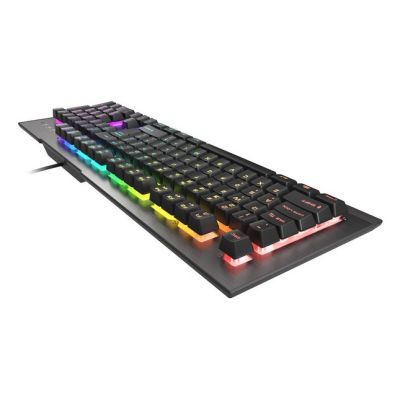 4. GENESIS Rhod 500 RGB klawiatura Gaming USB QWERTY ES Hiszpański Czarny