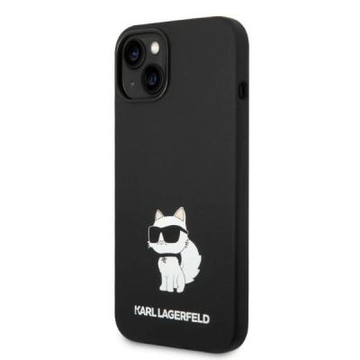 2. Etui Karl Lagerfeld Silicone Choupette MagSafe na iPhone 14 Plus - czarne