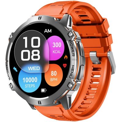 7. Smartwatch Gravity Grafitowy Pasek + Bransoleta GT42-4