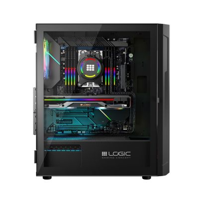28. LOGIC OBUDOWA ARAMIS ARGB MIDI USB 3.0 BLACK