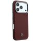 4. Etui Mercedes Leather Semi Wrap Wood Effect MagSafe na iPhone 17 Pro / 18 Pro - burgundowe