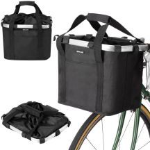 KOSZYK NA ROWER A3021-0 CZARNY SEMI LINE