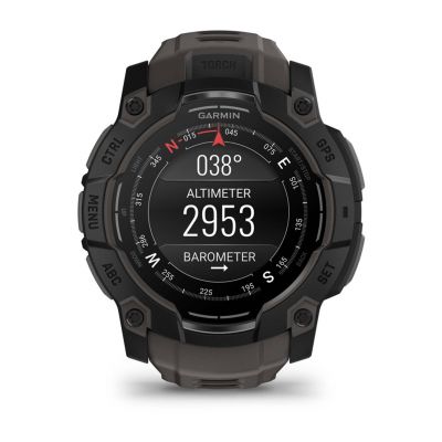 7. Zegarek Garmin Instinct 3 – 50 mm AMOLED Black met charcoal band