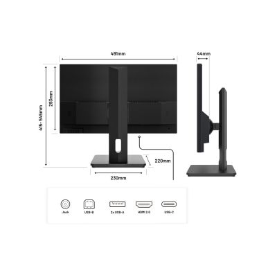 6. Monitor JAPANNEXT 54,6 cm JN-I215FLFHSP-C65W 16:9 HDMI/USBC FHD