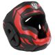 3. Kask bokserski MASTERS KSS-FIGHT-GEAR czarno-czerwony