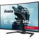 43. iiyama G-MASTER GCB2784HSU-B1 27" 240Hz monitor komputerowy 68,6 cm (27") 1920 x 1080 px Czarny
