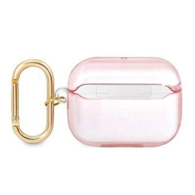 2. Etui Guess Strap Collection na AirPods Pro - różowe