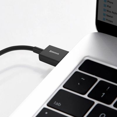 10. Baseus Superior kabel USB - Lightning 2,4 A 2 m czarny (CALYS-C01)
