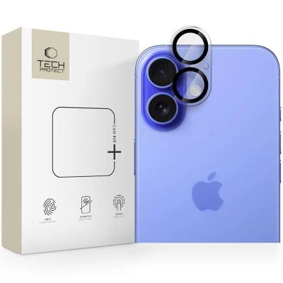 Osłona aparatu Tech-Protect Cam Fit+ na iPhone 16 / 16 Plus - przezroczyste