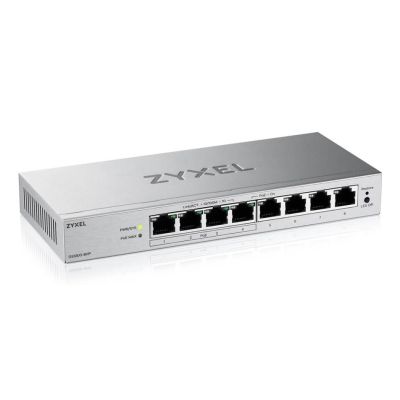 5. Switch Zyxel GS1200-8HP 8p v3 PoE (PoE+: 4;) 68W Managed Gigabit