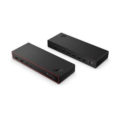 9. Inteligentna stacja dokująca Lenovo ThinkPad USB4 5500 (z zasilaczem 135 W) | Ilość DisplayPorts: 2 | Ilość portów HDMI: 1 | 100 W