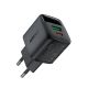2. Ładowarka sieciowa Acefast A116 GaN PD 35W USB-A USB-C z wyświetlaczem - czarna
