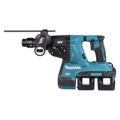 2. Makita Młotowiertarka 2x18V DHR281PT2J 2,9J 2x5,0Ah BL + uchwyt