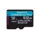 2. KINGSTON microSDXC Canvas Go Plus 512GB + Adapter