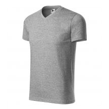 Koszulka Malfini Heavy V-neck M MLI-11112 ciemnoszary melanż
