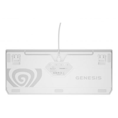 8. GENESIS Thor 230 TKL klawiatura Gaming USB + RF Wireless + Bluetooth QWERTY US English Biały