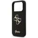 6. Etui Guess Silicone Big 4G Script na iPhone 17 Pro - czarne