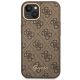 3. Etui Guess 4G Vintage Gold Logo na iPhone 14 Plus - brązowe