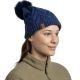 2. Buff Knitted Fleece Caryn Beanie 13674371710 Granatowe One size
