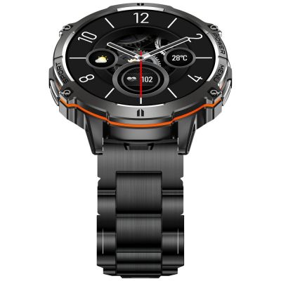 8. Smartwatch Gravity Czarny Pasek + Bransoleta GT42-2