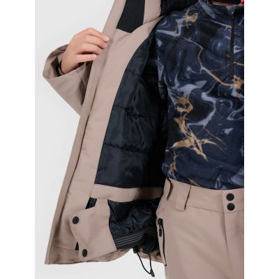 5. Kurtka snowboardowa membrana 8000 chłopięca 4F 4FJRAW25TTJAM1066-82S