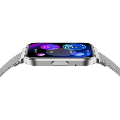 12. Smartwatch Gravity Srebrny Pasek + Bransoleta GT44-4