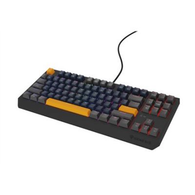 19. GENESIS THOR 230 TKL klawiatura Gaming USB + RF Wireless + Bluetooth QWERTY Czarny, Niebieski, Szary, Pomarańczowy