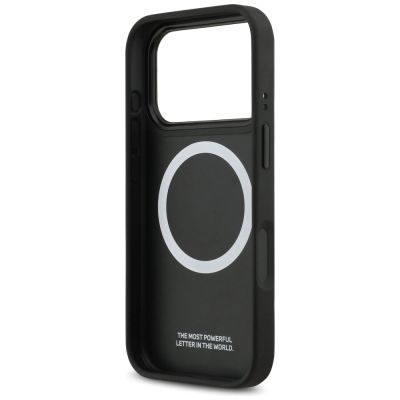 7. Etui BMW M Perforated Stripe Logo MagSafe na iPhone 17 Pro - niebieskie
