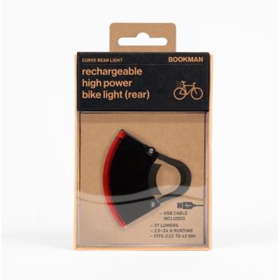 2. Lampka rowerowa BOOKMAN Curve Rear Light 37lm