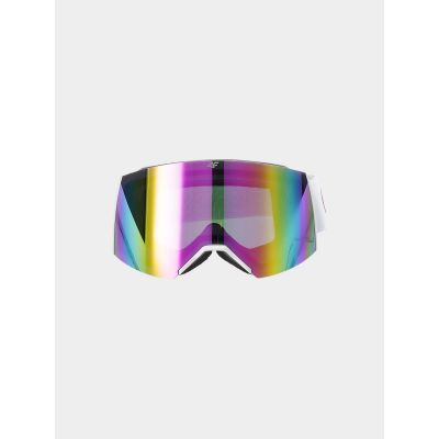 3. Gogle narciarskie z multibarwną powłoką dziewczęce 4F Junior 4FJWAW24AGOGF040-10S
