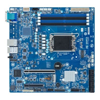 3. Płyta główna Gigabyte MX34-BS0(MR) 1x LGA1700 Intel Xeon E-24XX C262 (4x DIMM, 8x SATA, 1xM.2, 2x1Gbe, IPMI, mATX)