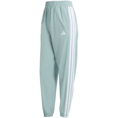 2. Spodnie damskie adidas Workout Essentials 3-Stripes Woven miętowe KC5494