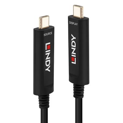 Lindy 15m Fibre Optic Hybrid USB Typ C Video Kabel