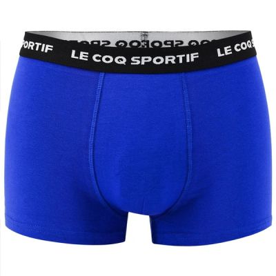 4. Le Coq Sportif bokserki majtki męskie 3PAK czerwone szare granatowe