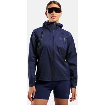 Kurtka przeciwdeszczowa damska Odlo X-ALP WATERPROOF PRO Jacket granatowa