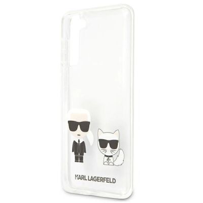 6. Etui Karl Lagerfeld Karl&Choupette na Samsung Galaxy S21+ - przezroczyste
