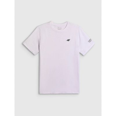 6. T-shirt regular gładki męski 4F 4FRSS26TTSHM3994-10S