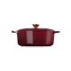 3. Le Creuset 21178299494441 garnek 4,7 l Owalny Czerwony