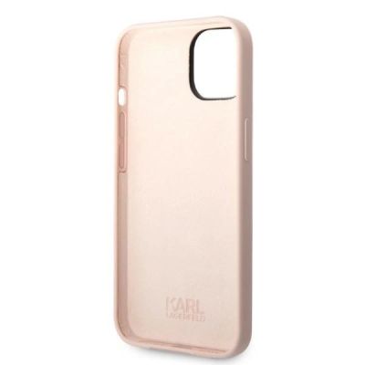 7. Etui Karl Lagerfeld Silicone Choupette na iPhone 14 Plus - różowe