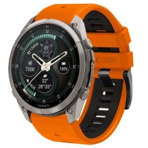 Pasek Tech-Protect Iconband Pro na Garmin Fenix 5X / 5X Plus / 6X / 6X Pro / 7X / 8 / 8 Pro / 9 / 9 Pro (51 mm) - pomarańczowo-czarny